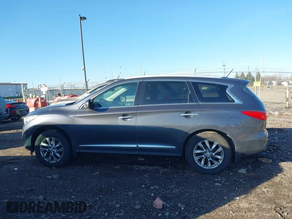 2013 Infiniti JX35 с VIN 5N1AL0MM5DC340124, выставлен на аукционе IAAI как лот 41751650 с пробегом 129 735 миль миль и . История ставок и продаж доступна на DreamBid. Изображение 14.