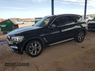 2020 BMW X3 sDrive30i with VIN 5UXTY3C03L9B65481, listed as a Copart auction lot 50918445 with 44,611 mi miles and Salvage Title. Bid and sale history available at carsss.com. Image 1.