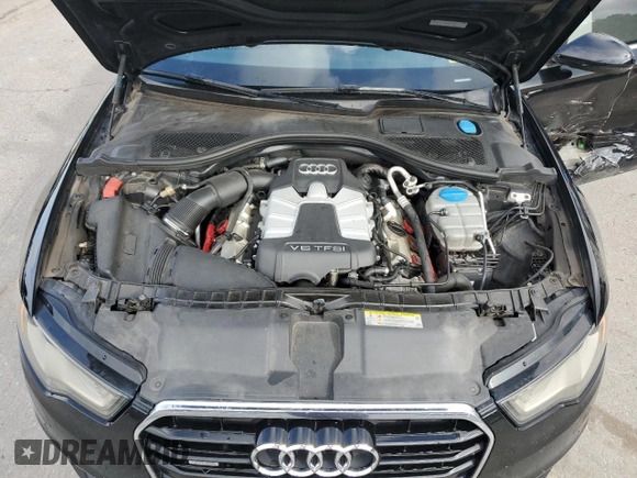 2013 Audi A6 Premium Plus with VIN WAUGGAFC4DN020341, listed as a Copart auction lot 62953025 with 170,124 mi miles and Salvage title. Bid and sale history available at DreamBid. Image 11.