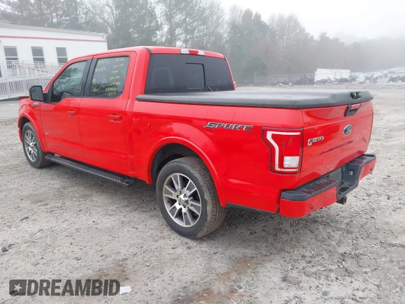 2016 Ford F-150 XL with VIN 1FTEW1CP9GKD03358, listed as a IAAI auction lot 41057089 with 104,573 mi miles and . Bid and sale history available at DreamBid. Image 3.