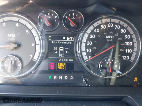 2011 Ram 1500 ST with VIN 1D7RV1GTXBS556473, listed as a IAAI auction lot 40711248 with 210,581 mi miles. Bid and sale history available at carsss.com. Image 7.