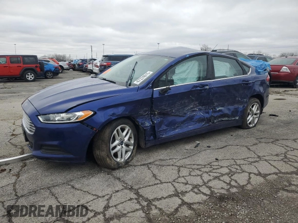 2014 Ford Fusion SE with VIN 3FA6P0HD4ER204598, listed as a Copart auction lot 47374615 with Not Provided miles and Salvage Title. Bid and sale history available at DreamBid. Image 1.