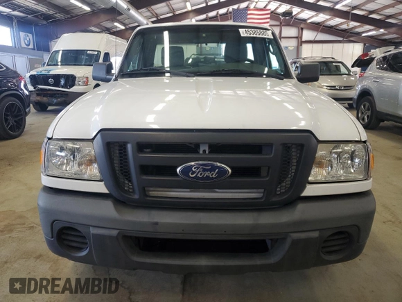 2011 Ford Ranger XL with VIN 1FTKR1AD5BPA12693, listed as a Copart auction lot 45385885 with 163,306 mi miles and Salvage Title. Bid and sale history available at DreamBid. Image 5.
