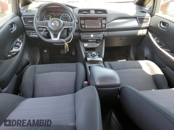 2018 Nissan LEAF S with VIN 1N4AZ1CP2JC303571, listed as a Copart auction lot 55249995 with 33,009 mi miles and Salvage Title. Bid and sale history available at DreamBid. Image 8.