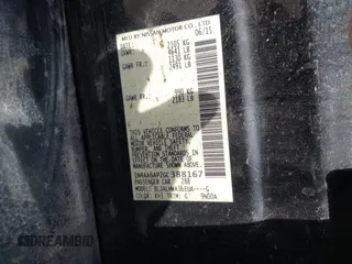 2016 Nissan Maxima 3.5 SV with VIN 1N4AA6AP2GC388167, listed as a IAAI auction lot 41790139 with 91,434 mi miles. Bid and sale history available at carsss.com. Image 9.