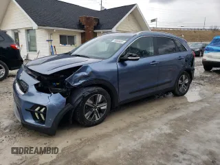 2020 Kia Niro EX Premium with VIN KNDCE3LC1L5433825, listed as a Copart auction lot 46509655 with 54,801 mi miles and Salvage Title. Bid and sale history available at carsss.com. Image 1.