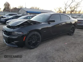 2017 Dodge Charger R/T with VIN 2C3CDXCT3HH626797, listed as a Copart auction lot 84427074 with 87,703 mi miles and Salvage title. Bid and sale history available at DreamBid. Image 1.