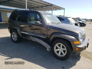 2006 Jeep Liberty Limited with VIN 1J4GL58K36W192913, listed as a Copart auction lot 53756785 with 168,282 mi miles and Salvage Title. Bid and sale history available at DreamBid. Image 4.