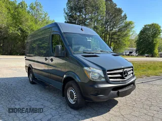 2018 Mercedes-Benz Sprinter Cargo Worker with VIN WD3PE7CD0JP637206, listed as a Copart auction lot 54718435 with 108,285 mi miles and Clean Title. Bid and sale history available at carsss.com. Image 1.