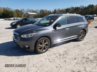 2013 Infiniti JX35 with VIN 5N1AL0MM1DC303488, listed as a Copart auction lot 78674144 with 173,200 mi miles and Salvage Title. Bid and sale history available at carsss.com. Image 1.