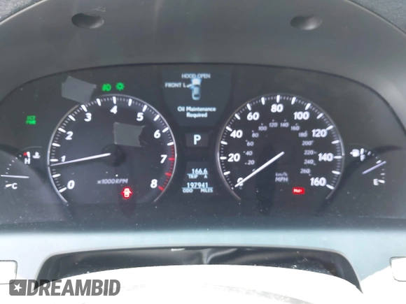 2007 Lexus LS 460 z VIN JTHBL46F175027870, wystawiony jako IAAI lot #42671694 z przebiegiem 197 941 mil mil oraz . Historia ofert i sprzedaży dostępna na DreamBid. Obrazek 7.