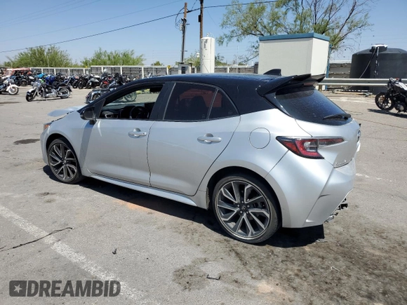 2021 Toyota Corolla Hatchback XSE with VIN JTNC4MBE2M3123882, listed as a Copart auction lot 65080864 with 44,429 mi miles and Salvage Title. Bid and sale history available at carsss.com. Image 2.