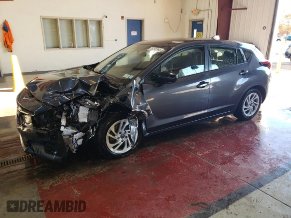 2024 Subaru Impreza with VIN JF1GUABC3R8244942, listed as a Copart auction lot 76291664 with 0 mi miles and Salvage Title. Bid and sale history available at carsss.com. Image 1.