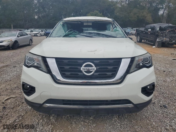2019 Nissan Pathfinder SV with VIN 5N1DR2MN7KC577503, listed as a Copart auction lot 48489545 with 68,023 mi miles and Salvage Title. Bid and sale history available at carsss.com. Image 5.