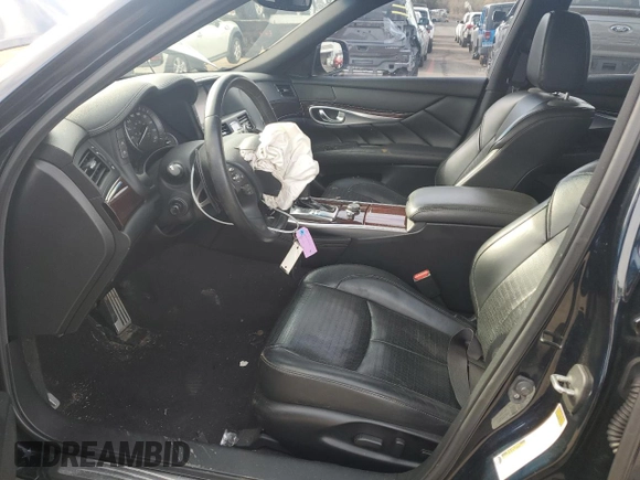 2016 Infiniti Q70 with VIN JN1BY1AR9GM271200, listed as a Copart auction lot 52926455 with 78,458 mi miles and Salvage Title. Bid and sale history available at carsss.com. Image 7.