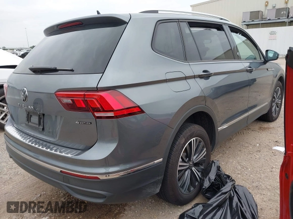 2024 Volkswagen Tiguan Wolfsburg Edition with VIN 3VV5B7AX6RM234966, listed as a IAAI auction lot 42780418 with 11,793 mi miles and . Bid and sale history available at DreamBid. Image 4.