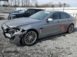 2013 BMW 5 Series 535i xDrive with VIN WBAFU7C55DDU73225, listed as a Copart auction lot 45547325 with 127,797 mi miles and Salvage title. Bid and sale history available at DreamBid. Image 1.