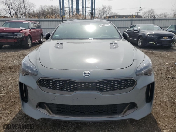 2020 Kia Stinger GT2 with VIN KNAE55LC4L6072117, listed as a Copart auction lot 49027215 with 64,397 mi miles and Salvage Title. Bid and sale history available at carsss.com. Image 5.