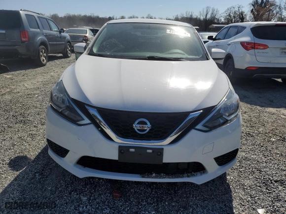 2018 Nissan Sentra SV with VIN 3N1AB7AP3JL634784, listed as a Copart auction lot 49206035 with 76,823 mi miles and Salvage Title. Bid and sale history available at carsss.com. Image 5.