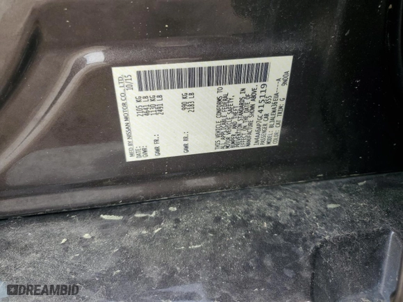 2016 Nissan Maxima 3.5 SL with VIN 1N4AA6AP7GC415119, listed as a Copart auction lot 49788155 with 99,999 mi miles and Clean Title. Bid and sale history available at carsss.com. Image 12.