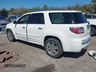 2013 GMC Acadia Denali with VIN 1GKKVTKD5DJ205295, listed as a IAAI auction lot 41708410 with 192,493 mi miles. Bid and sale history available at carsss.com. Image 3.