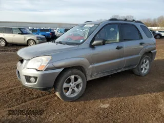 2009 Kia Sportage LX with VIN KNDJE723297654444, listed as a Copart auction lot 49268205 with 113,357 mi miles and Clean Title. Bid and sale history available at carsss.com. Image 1.
