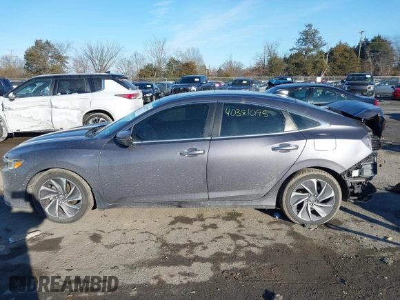 2022 Honda Insight Touring with VIN 19XZE4F99NE008697, listed as a IAAI auction lot 41381095 with 59,310 mi miles and . Bid and sale history available at DreamBid. Image 14.