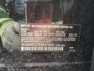 2014 BMW X5 xDrive35i z VIN 5UXKR0C57E0K47849, wystawiony jako Copart lot #42133035 z przebiegiem 134 957 mil mil oraz Szkoda całkowita • Salvage title. Historia ofert i sprzedaży dostępna na DreamBid. Obrazek 13.
