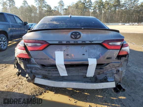 2024 Toyota Camry SE with VIN 4T1G11AK1RU202493, listed as a Copart auction lot 46630195 with 30,374 mi miles and Salvage Title. Bid and sale history available at carsss.com. Image 6.