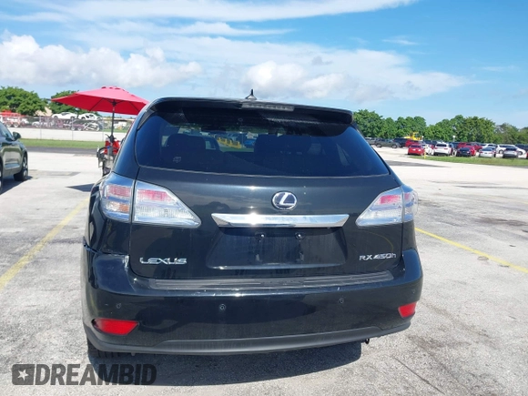 2010 Lexus RX 450h with VIN JTJZB1BAXA2002631, listed as a IAAI auction lot 42744998 with 118,851 mi miles and . Bid and sale history available at DreamBid. Image 16.