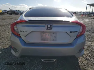 2020 Honda Civic Sedan Sport with VIN 19XFC2F85LE209319, listed as a Copart auction lot 48481385 with 58,457 mi miles and Salvage Title. Bid and sale history available at carsss.com. Image 6.