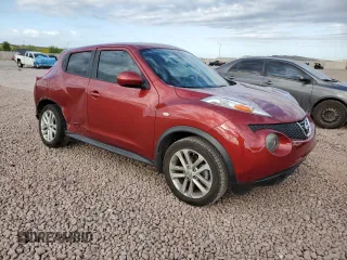 2014 Nissan Juke SV with VIN JN8AF5MR5ET358889, listed as a Copart auction lot 53698095 with 97,200 mi miles and Salvage Title. Bid and sale history available at carsss.com. Image 4.