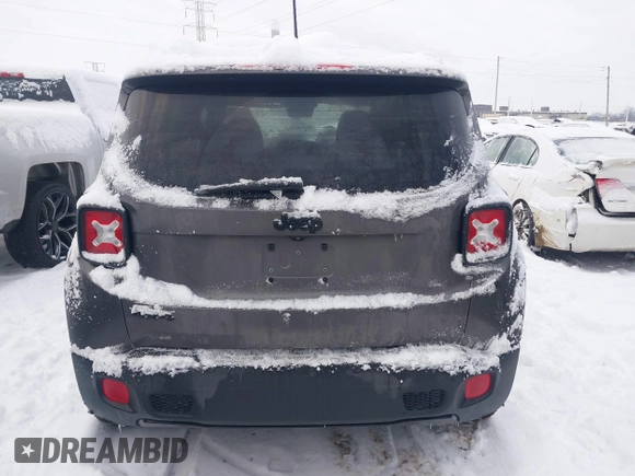 2017 Jeep Renegade Latitude with VIN ZACCJBBB7HPE68351, listed as a IAAI auction lot 41307930 with 129,422 mi miles. Bid and sale history available at carsss.com. Image 16.