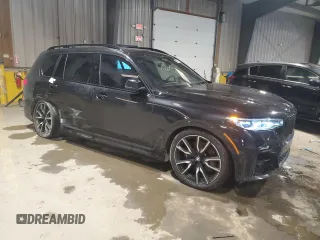 2022 BMW X7 M50i with VIN 5UXCX6C0XN9K45266, listed as a Copart auction lot 45732455 with 29,660 mi miles and Salvage Title. Bid and sale history available at carsss.com. Image 4.