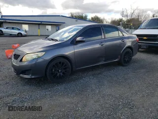 2009 Toyota Corolla with VIN JTDBL40E99J024923, listed as a Copart auction lot 49014625 with 164,319 mi miles and Salvage Title. Bid and sale history available at carsss.com. Image 1.