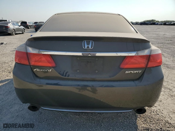 2014 Honda Accord Sedan Sport with VIN 1HGCR2F53EA051190, listed as a Copart auction lot 75708534 with 182,130 mi miles and Salvage Title. Bid and sale history available at carsss.com. Image 6.