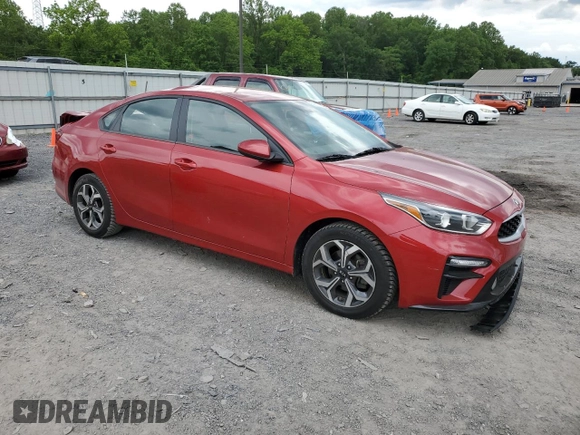 2019 Kia Forte LXS with VIN 3KPF24AD1KE059890, listed as a Copart auction lot 58013165 with 64,748 mi miles and Salvage title. Bid and sale history available at DreamBid. Image 4.