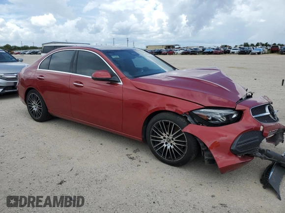 2023 Mercedes-Benz C 300 z VIN W1KAF4GB7PR103025, wystawiony jako Copart lot #62902094 z przebiegiem 38 145 mil mil oraz Szkoda całkowita • Salvage title. Historia ofert i sprzedaży dostępna na DreamBid. Obrazek 4.