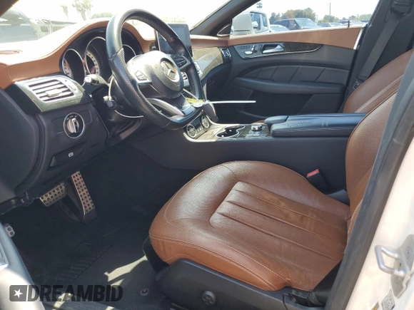 2016 Mercedes-Benz CLS 400 with VIN WDDLJ6FB3GA163242, listed as a Copart auction lot 53742855 with 153,895 mi miles and Salvage title. Bid and sale history available at DreamBid. Image 7.