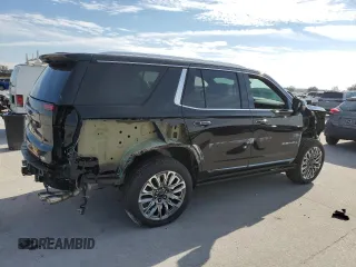 2023 GMC Yukon Denali Ultimate with VIN 1GKS2EKL7PR100968, listed as a Copart auction lot 88025135 with 6,423 mi miles and Salvage Title. Bid and sale history available at carsss.com. Image 3.