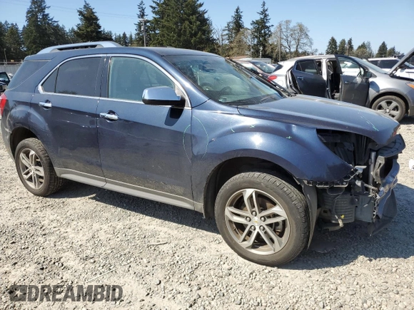 2017 Chevrolet Equinox Premier with VIN 2GNFLGEK2H6340992, listed as a Copart auction lot 53134685 with 131,867 mi miles and Salvage Title. Bid and sale history available at carsss.com. Image 4.
