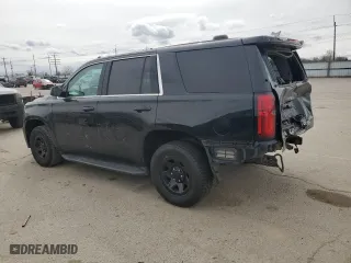 2017 Chevrolet Tahoe Commercial with VIN 1GNSKDEC9HR205490, listed as a Copart auction lot 48721705 with 158,853 mi miles and Salvage Title. Bid and sale history available at carsss.com. Image 2.