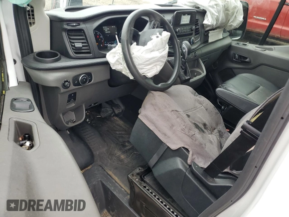 2022 Ford Transit Cargo with VIN 1FTBR2X89NKA80612, listed as a Copart auction lot 56966195 with 55,119 mi miles and Non repairable. Bid and sale history available at DreamBid. Image 8.
