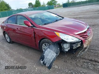 2013 Hyundai Sonata GLS with VIN 5NPEB4AC5DH710794, listed as a IAAI auction lot 42171048 with 100,099 mi miles and . Bid and sale history available at carsss.com. Image 1.