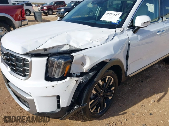 2023 Kia Telluride SX Prestige X-Pro with VIN 5XYP5DGC2PG327611, listed as a IAAI auction lot 41072515 with 30,809 mi miles and . Bid and sale history available at DreamBid. Image 22.