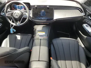 2024 Mercedes-Benz E-Class E 350 with VIN W1KLF4HB2RA027612, listed as a Copart auction lot 59123814 with 308 mi miles and Salvage Title. Bid and sale history available at carsss.com. Image 8.