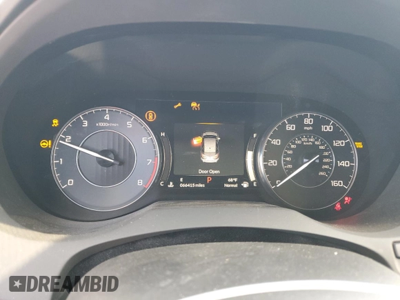 2022 Acura RDX w/Technology Package with VIN 5J8TC2H59NL018746, listed as a Copart auction lot 48667615 with 66,415 mi miles and Salvage Title. Bid and sale history available at carsss.com. Image 9.