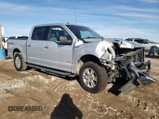 2017 Ford F-150 XL with VIN 1FTEW1EP8HKC35164, listed as a Copart auction lot 40197354 with 127,259 mi miles and Salvage title. Bid and sale history available at DreamBid. Image 4.