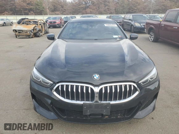 2022 BMW 8 Series 840i with VIN WBAGV4C09NCJ34091, listed as a Copart auction lot 74866423 with 36,632 mi miles and . Bid and sale history available at DreamBid. Image 5.