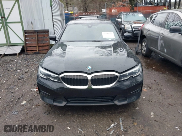 2021 BMW 3 Series 330i with VIN 3MW5R1J08M8B98335, listed as a IAAI auction lot 41741559 with 48,430 mi miles. Bid and sale history available at carsss.com. Image 12.